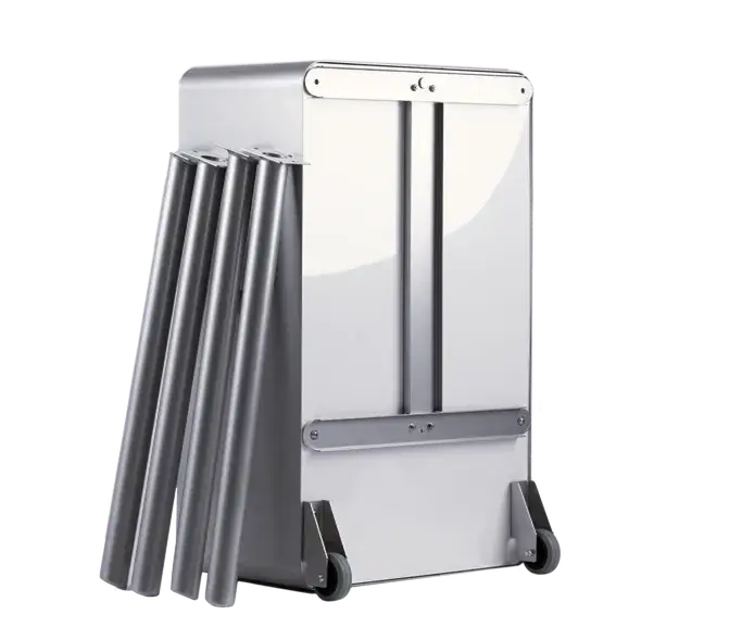 Selfie Booth folded for transport